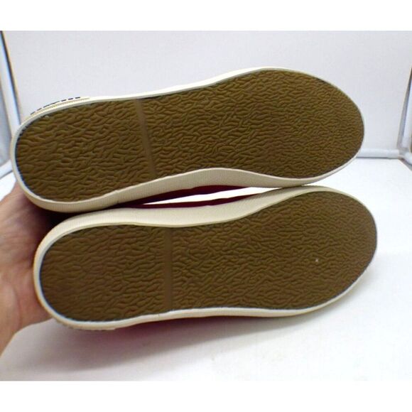 SeeVees Women’s Palm Ave Plimsoll Sneakers, Cherry, Sz.9 - Picture 11 of 13